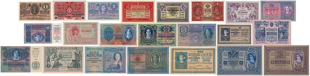 Банкноты Австро-Венгрии