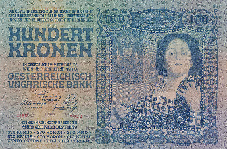 100 крон 1910 года (аверс)
