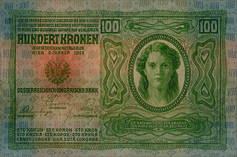 100 крон 1912 года (аверс)
