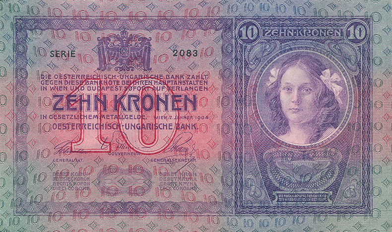 10 крон 1904 года (аверс)
