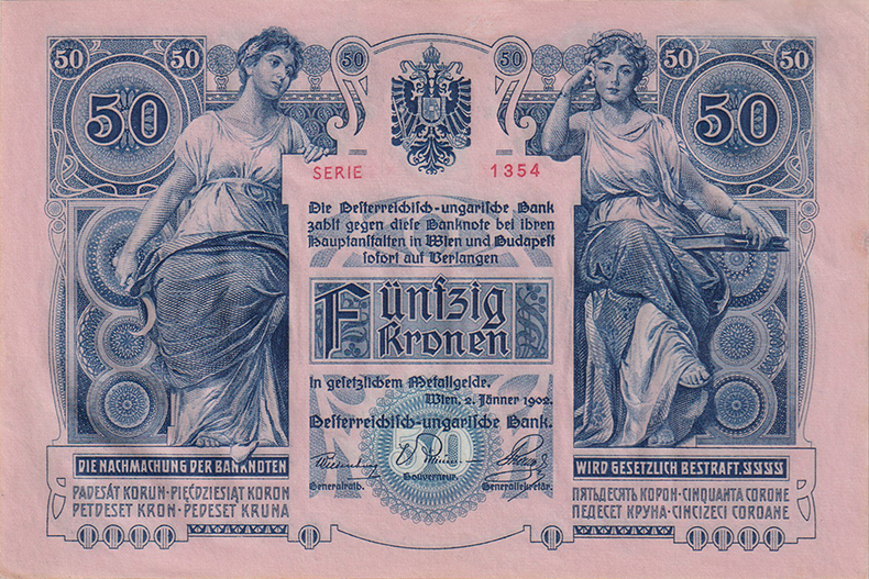 50 крон 1902 года (аверс)