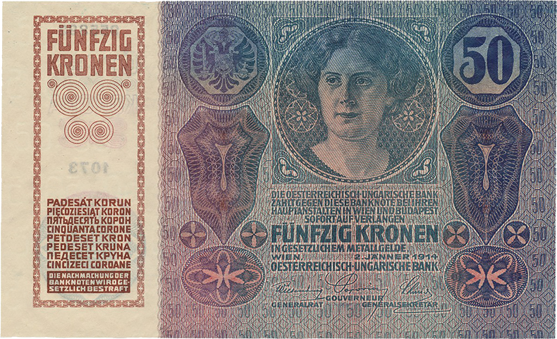 50 крон 1914 года (аверс)