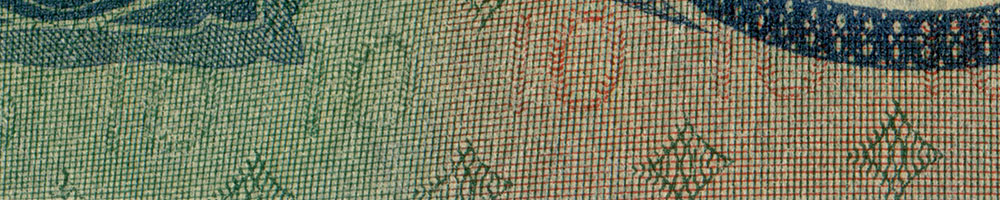 Фоновая сетка аверса австро-венгерских 10 крон 1915 года