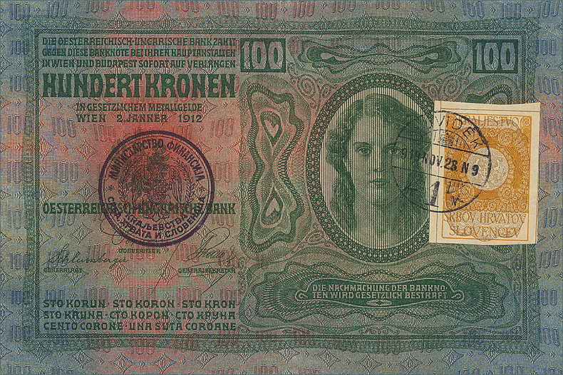 100 крон 1912 года третий вариант (аверс)